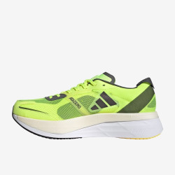 Sepatu Lari Adidas Adizero Boston 11 Solar Yellow Night Met Beam Yellow GX6650