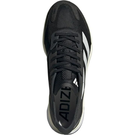 Sepatu Lari Adidas Adizero Boston 11 Core Black White Carbon GX6651-6.5