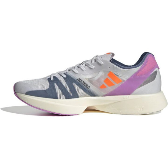 Sepatu Lari Adidas Adizero Takumi Sen 8 Dash Grey Solar Orange Pulse Lilac GX6669-4