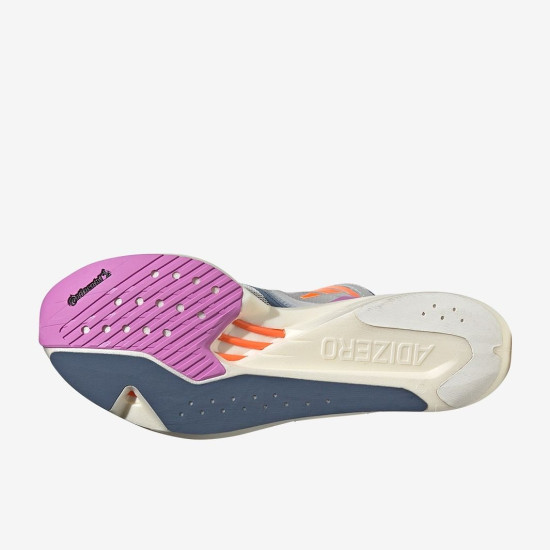 Sepatu Lari Adidas Adizero Takumi Sen 8 Dash Grey Solar Orange Pulse Lilac GX6669