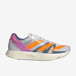 Sepatu Lari Adidas Adizero Takumi Sen 8 Dash Grey Solar Orange Pulse Lilac GX6669