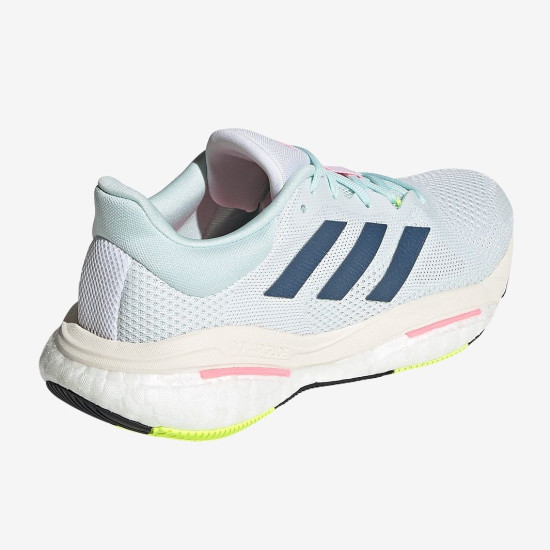 Sepatu Lari Womens Adidas Solar Glide 5 Ftwr White Wonder Steel Beam Pink GX6719