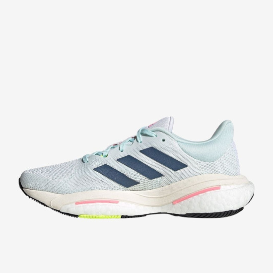 Sepatu Lari Womens Adidas Solar Glide 5 Ftwr White Wonder Steel Beam Pink GX6719