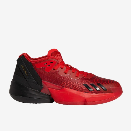 Sepatu Basket Adidas D.O.N Issue 4 Vivid Red Core Black Team Victory Red GX6886