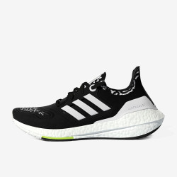 Sepatu Lari Womens Adidas Ultraboost 22 Core Black Ftwr White Almost Lime GX8019