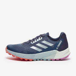 Sepatu Lari Adidas Terrex Agravic Flow 2 Wonder Steel Magic Grey Impact Orange GX8679