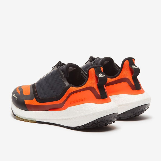 Sepatu Lari Adidas Ultraboost 22 GTX Impact Orange Linen Green Core Black GX9126