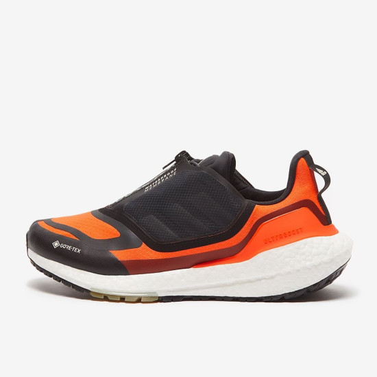 Sepatu Lari Adidas Ultraboost 22 GTX Impact Orange Linen Green Core Black GX9126