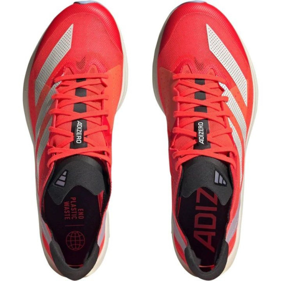 Sepatu Lari Adidas Adizero Takumi Sen 9 Solar Red Zero Metallic Corfus GX9776-4