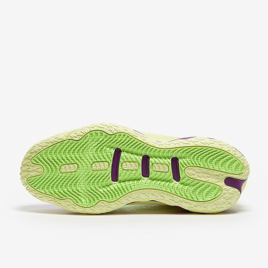 Sepatu Basket Adidas Dame 8 Yellow Tint Glory Purple Signal Green GY0383