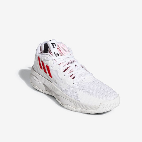 Sepatu Basket Adidas Dame 8 Footwear White Vivid Red Core Black GY0384 Sepatu Basket Adidas Dame 8 Footwear White Vivid Red Core Black GY0384