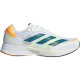 Sepatu Lari Adidas Adizero Adios 6 Boost Cloud White Real Teal Flash Orange GY0894-6