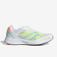 Sepatu Lari Womens Adidas Adizero Adios 6 Ftwr White Pulse Lime Light Flash Orange GY0910