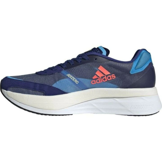 Sepatu Lari Adidas Adizero Boston 10 Legacy Indigo Turbo Sky Rush GY0926-7