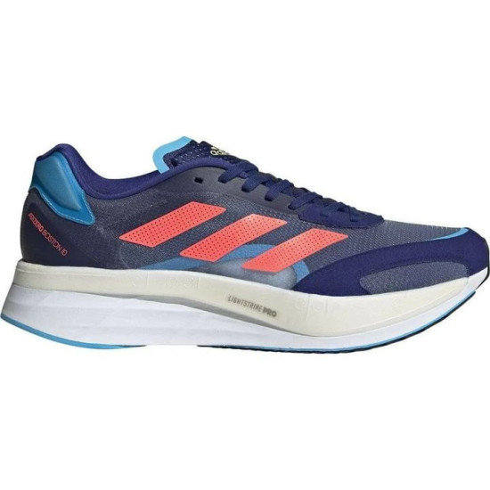 Sepatu Lari Adidas Adizero Boston 10 Legacy Indigo Turbo Sky Rush GY0926-7