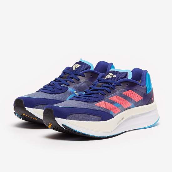 Sepatu Lari Adidas Adizero Boston 10 Legacy Indigo Turbo Sky Rush GY0926