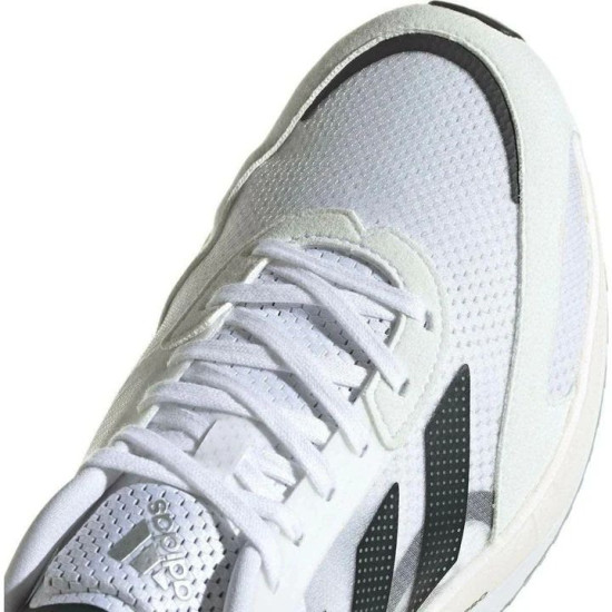 Sepatu Lari Adidas Adizero Boston 10 Boost White Core Black Silver GY0928-6.5