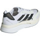 Sepatu Lari Adidas Adizero Boston 10 Boost White Core Black Silver GY0928-6.5