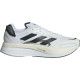 Sepatu Lari Adidas Adizero Boston 10 Boost White Core Black Silver GY0928-6.5