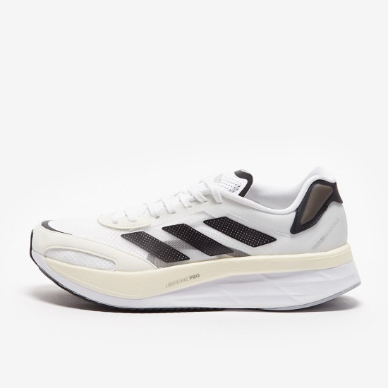 Sepatu Lari Adidas Adizero Boston 10 Ftwr White Core Black Silver Met GY0928