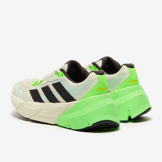 Sepatu Lari Adidas Adistar 1 Chalk White Core Black Solar Green GY3446