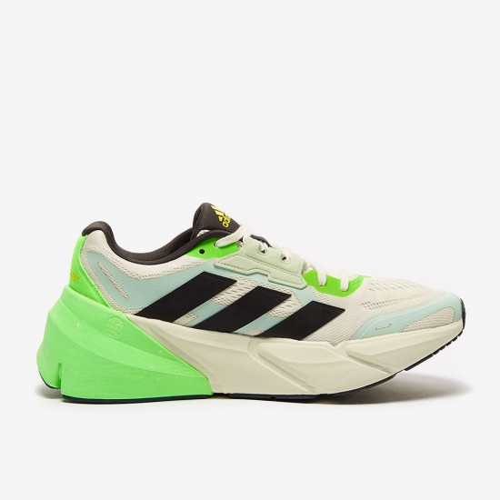 Sepatu Lari Adidas Adistar 1 Chalk White Core Black Solar Green GY3446