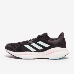 Sepatu Lari Womens Adidas Solar Glide 5 Core Black Almost Blue Beam Pink GY3485