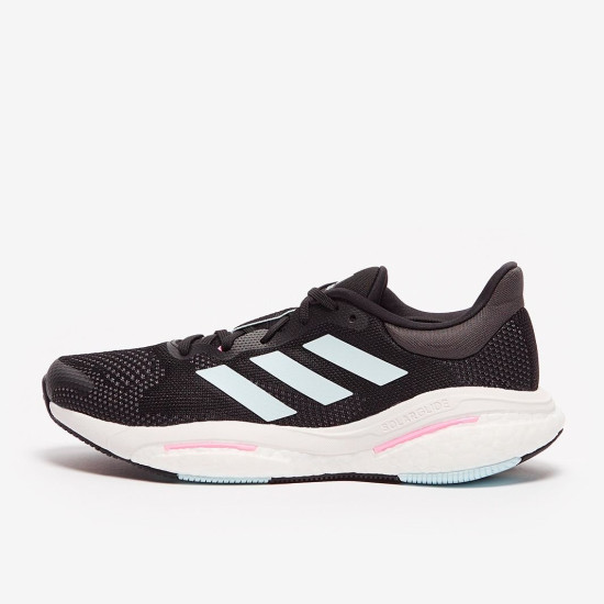 Sepatu Lari Womens Adidas Solar Glide 5 Core Black Almost Blue Beam Pink GY3485 Sepatu Lari Womens Adidas Solar Glide 5 Core Black Almost Blue Beam Pink GY3485