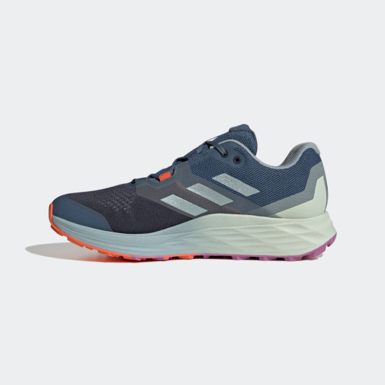 Sepatu Lari Adidas Terrex Two Flow Wonder Steel Magic Grey Met Impact Orange GY6145