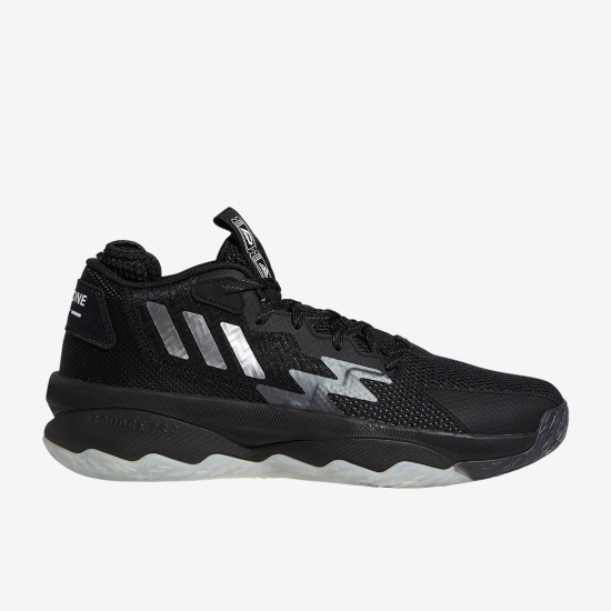 Sepatu Basket Adidas Dame 8 Core Black Silver Metallic Grey Six GY6461 Sepatu Basket Adidas Dame 8 Core Black Silver Metallic Grey Six GY6461