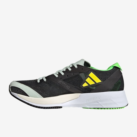 Sepatu Lari Womens Adidas Adizero Adios 7 Core Black Beam Yellow Solar Green GY8408 Sepatu Lari Womens Adidas Adizero Adios 7 Core Black Beam Yellow Solar Green GY8408