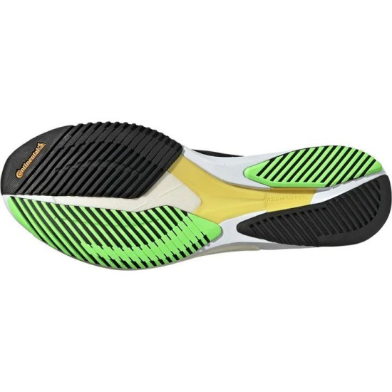 Sepatu Lari Adidas Adizero Adios 7 Core Black Beam Yellow Solar Green GY8409-7