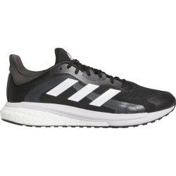 Sepatu Lari Adidas SolarGlide 4 ST Core Black Cloud White Grey Six GZ0196-7