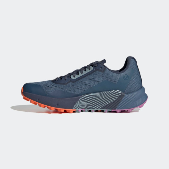 Sepatu Lari Womens Adidas Terrex Agravic Flow 2 Wonder Steel Magic Grey Met Pulse Lilac GZ1901