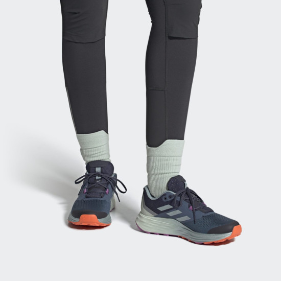 Sepatu Lari Womens Adidas Terrex Two Flow Wonder Steel Magic Grey Met Pulse Lilac GZ4050 Sepatu Lari Womens Adidas Terrex Two Flow Wonder Steel Magic Grey Met Pulse Lilac GZ4050