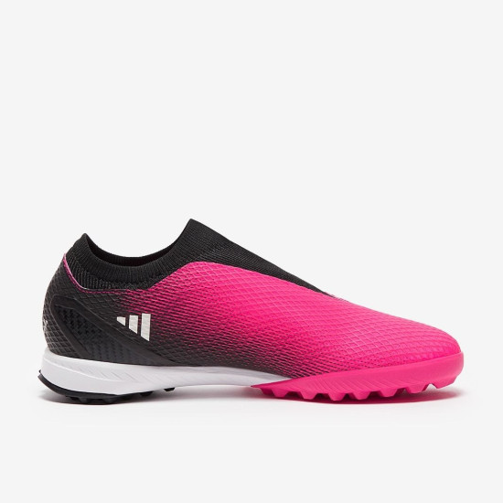 Sepatu Futsal Adidas X Speedportal.3 Laceless TF Team Shock Pink Zero Met Core Black GZ5058