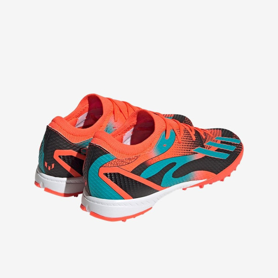 Sepatu Futsal Adidas X Speedportal Messi.3 TF Team Solar Orange Mint Rush Core Black GZ5142