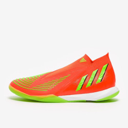 Sepatu Futsal Adidas Predator Edge.1 IN Solar Red Solar Green Core Black GZ6105