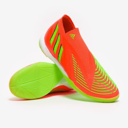 Sepatu Futsal Adidas Predator Edge.1 IN Solar Red Solar Green Core Black GZ6105