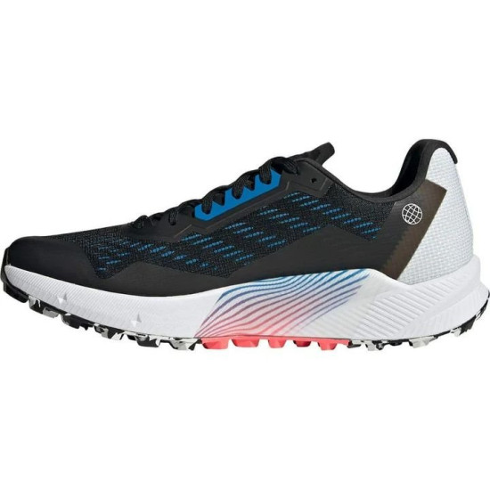 Sepatu Lari Adidas Terrex Agravic Flow 2 Trail Core Black Blue Rush Turbo GZ8888-7.5 Sepatu Lari Adidas Terrex Agravic Flow 2 Trail Core Black Blue Rush Turbo GZ8888-7.5