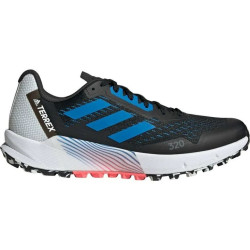Sepatu Lari Adidas Terrex Agravic Flow 2 Trail Core Black Blue Rush Turbo GZ8888-7.5