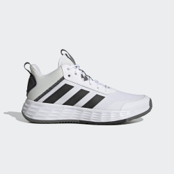 Sepatu Basket Adidas Own The Game 2.0 Footwear White Core Black Grey Four H00469