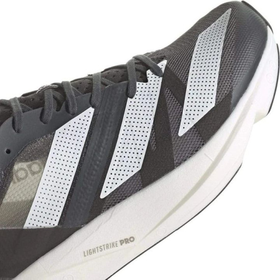 Sepatu Lari Adidas Adizero Takumi Sen 8 Grey Six White Core Black H01121-7