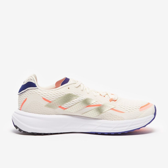 Sepatu Lari Womens Adidas SL20 3 Chalk White Sandy Beige Met Turbo H01123