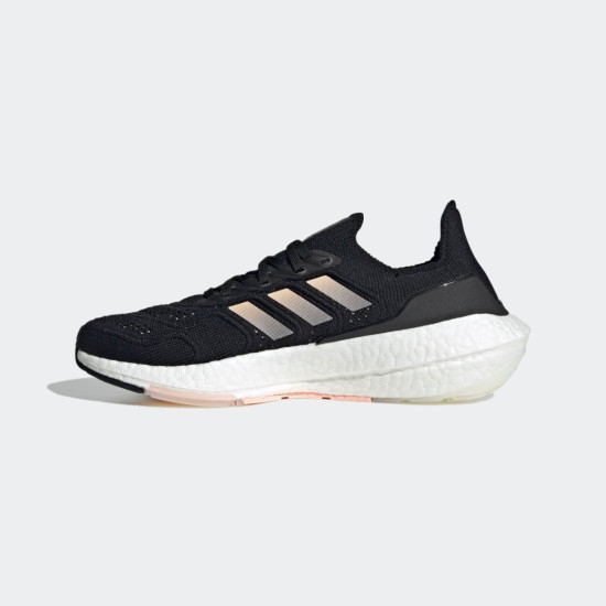 Sepatu Lari Womens Adidas Ultraboost 22 HEAT.RDY Core Black Clear Orange Crystal White H01174