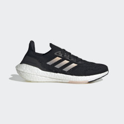 Sepatu Lari Womens Adidas Ultraboost 22 HEAT.RDY Core Black Clear Orange Crystal White H01174