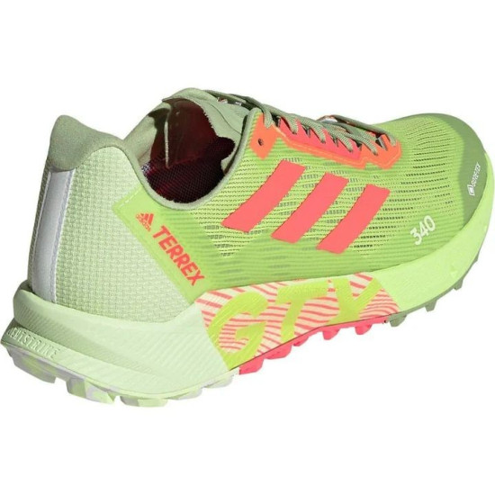 Sepatu Lari Adidas Terrex Agravic Flow 2 GTX Trail Pulse Lime Turbo White H03182-6.5 Sepatu Lari Adidas Terrex Agravic Flow 2 GTX Trail Pulse Lime Turbo White H03182-6.5