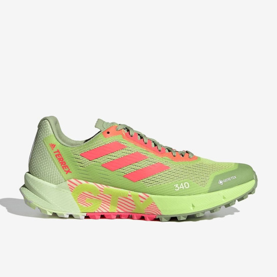 Sepatu Lari Adidas Terrex Agravic Flow 2 GTX Pulse Lime Turbo Ftwr White H03182