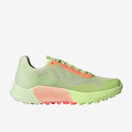 Sepatu Lari Womens Adidas Terrex Agravic Flow 2 GTX Almost Lime Pulse Lime Turbo H03383