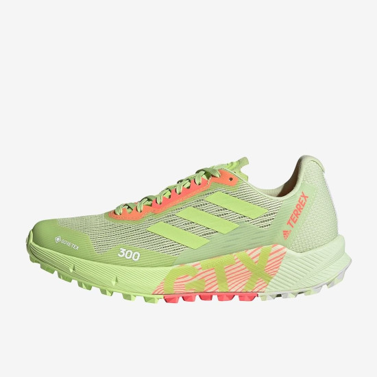 Sepatu Lari Womens Adidas Terrex Agravic Flow 2 GTX Almost Lime Pulse Lime Turbo H03383